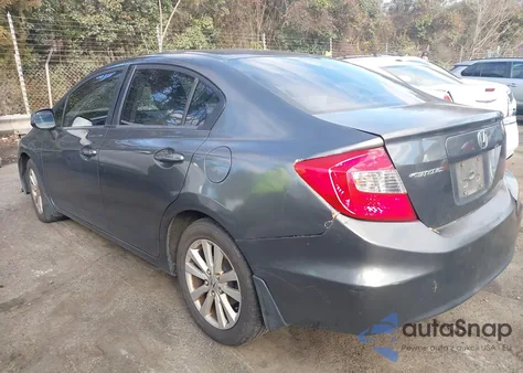 2012 Honda Civic Ex z USA, uszkodzony, nr VIN 2HGFB2F85CH548946